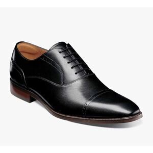 Florsheim Sorrento Cap Toe Leather Black Oxford Men's Shoes Sz 13M
